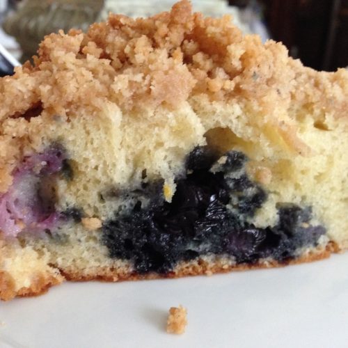 Blueberry Coffee Cake with Sour cream